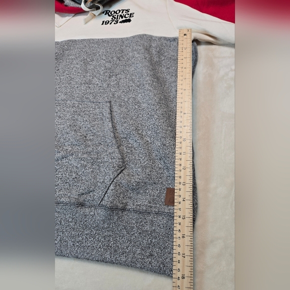 Roots Red, Gray, and White Hoodie - Picture 7 of 12